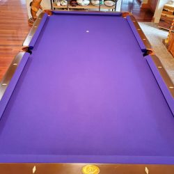 DLT 8' Hardwood 1" Slate Pool Table